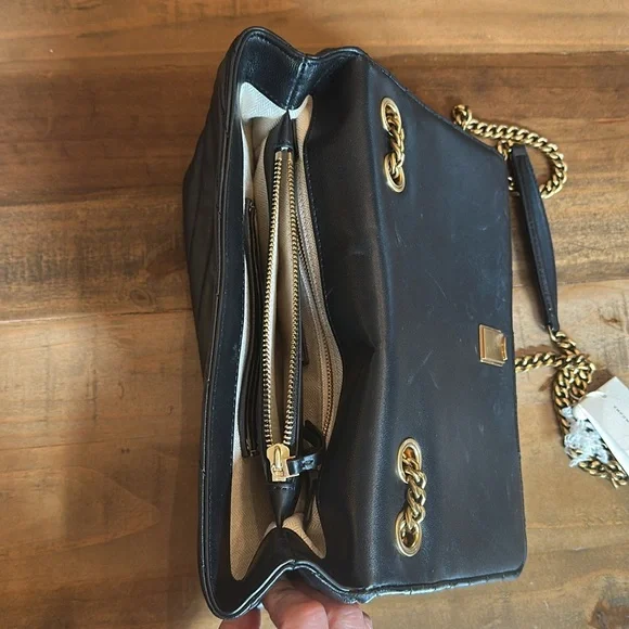 Tory Burch Kira Chevron Convertible Purse/ Bag - Picture 10 of 16